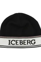 Wełniana czapka Iceberg czarny