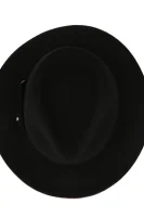 Wełniany kapelusz Emporio Armani czarny