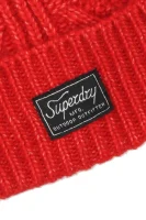 Cap | with addition of wool Superdry red