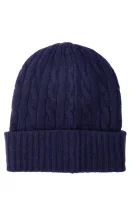 Wool cap | with addition of cashmere POLO RALPH LAUREN navy blue