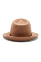 Wełniany kapelusz Peserico brązowy