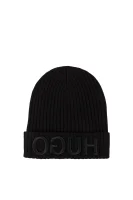 Wełniana czapka Women X537 HUGO czarny