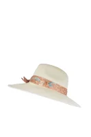 Wełniany kapelusz Elisabetta Franchi beżowy