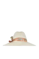 Wełniany kapelusz Elisabetta Franchi beżowy