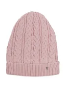 Luca Cable Beanie + Scarf Tommy Hilfiger powder pink