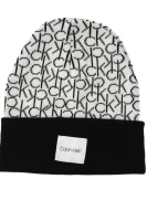 Szal + czapka Calvin Klein biały