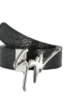 Leather belt Giuseppe Zanotti black