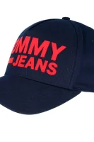 Baseball cap FLOCK PRINT Tommy Jeans navy blue