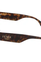 Okulary przeciwsłoneczne Fendi szylkret