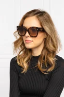 Okulary przeciwsłoneczne Fendi szylkret