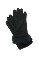 Skórzane rękawiczki EMU Australia czarny