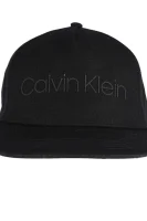 Wełniana bejsbolówka Logo Patch Trucker Calvin Klein czarny