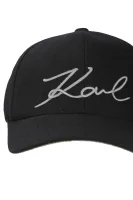 Wool baseball cap Karl Lagerfeld black