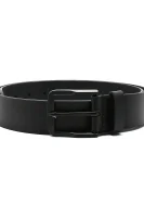 Leather belt FORGED CLASSIC CALVIN KLEIN JEANS black