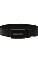 Leather belt John Richmond black
