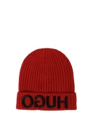 Wełniana czapka Men X537 HUGO czerwony
