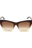 сонцезахисні окуляри Saint Laurent коричневий