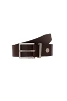 Leather belt CASUAL Calvin Klein brown