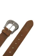 Leather belt MELIE GUESS brown