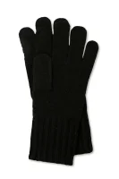 рукавички | з додаванням бавовни і кашеміру Guess чорний