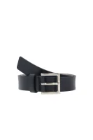Leather belt BOSS BLACK black
