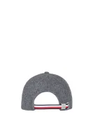 Baseball cap Melton | with addition of wool Tommy Hilfiger gray