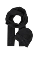 Beanie + Scarf  Tommy Hilfiger charcoal
