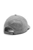 Baseball cap | with addition of wool Trussardi charcoal