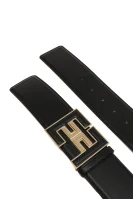 Leather belt Elisabetta Franchi black