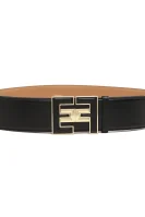 Leather belt Elisabetta Franchi black