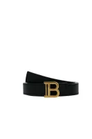 Leather belt Balmain black