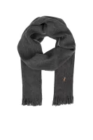 Woolen beanie + woolen scarf  POLO RALPH LAUREN gray