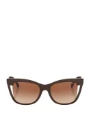 Okulary przeciwsłoneczne Emporio Armani brązowy