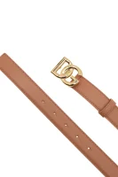 Leather belt Dolce & Gabbana 	camel	