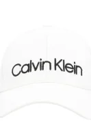 Bejsbolówka EMBROIDERY Calvin Klein biały