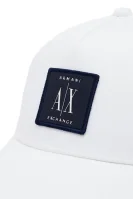 Bejsbolówka Armani Exchange biały