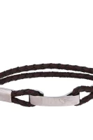 Leather bracelet Berny BOSS BLACK brown
