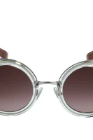 Okulary przeciwsłoneczne Jimmy Choo srebrny