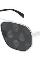 Сонцезахисні окуляри AM0458S Alexander McQueen срібний