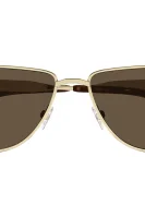 Okulary przeciwsłoneczne AM0456S-002 60 METAL Alexander McQueen złoty