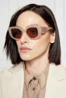 Okulary przeciwsłoneczne Prada beżowy