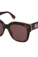 Okulary przeciwsłoneczne Fendi brązowy