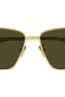 Okulary przeciwsłoneczne Bottega Veneta złoty