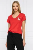 T-shirt MONOGRAM | Regular Fit CALVIN KLEIN JEANS red