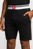 піжамні шорти ck one | regular fit Calvin Klein Underwear чорний