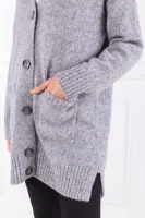 Cardigan Ilollal | Relaxed fit | with addition of wool BOSS ORANGE gray