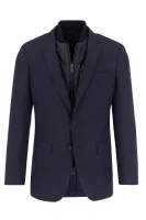 Wool blazer Hadik | Slim Fit BOSS BLACK navy blue