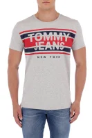 T-shirt CUT OUT STRIPE | Regular Fit Tommy Jeans gray