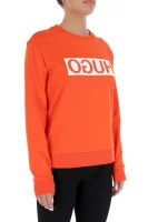 Sweatshirt Nicci | Relaxed fit HUGO orange