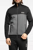 Sweatshirt Tracksuit Jacket | Regular Fit BOSS BLACK black